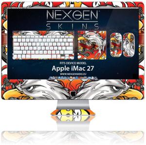 Nexgen Skins - Zestaw skrek na obudow z efektem 3D iMac 27" (Iron Eagle 3D) - 2862392004