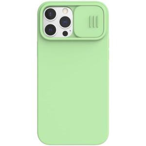Nillkin CamShield Silky Magnetic - Etui Apple iPhone 13 Pro Max z oson aparatu (Mint Green) - 2870369749