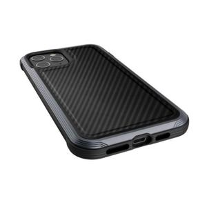 X-Doria Raptic Lux - Etui aluminiowe iPhone 12 Pro Max (Drop test 3m) (Black Carbon Fiber) - 2870369776