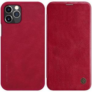 Nillkin Qin Leather Case - Etui Apple iPhone 12 Pro Max (Red) - 2870369801