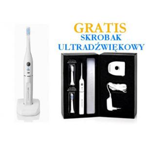 MEGASONEX Szczoteczka elektryczna ultradwikowa + ultradwikowy skrobak do jzyka GRATIS!!!