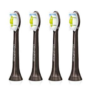 PHILIPS SONICARE DiamondClean BLACK Standard 4 szt. HX6064 - kocwki (gowice) wymienne do szczoteczki sonicznej - 2822698871