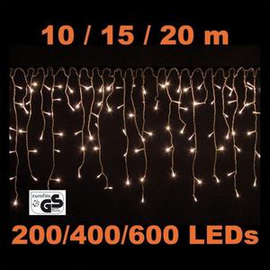 LAMPKI ZWISAJCE CHOINKOWE NA DOM OGRD 600 LED - 600 LED / 20 METRW - 2857483427