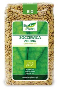 SOCZEWICA ZIELONA BIO 500 g - BIO PLANET - 2860539090