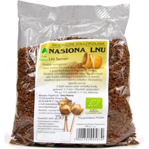 NASIONA LNU (SIEMI LNIANE) BIO 250 g - DARY NATURY - 2860539157