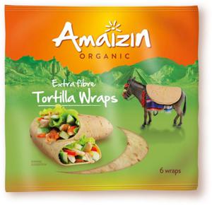 TORTILLA WRAPS Z OTRBAMI (RDO BONNIKA POKARMOWEGO) BIO 240 g - AMAIZIN - 2860539342