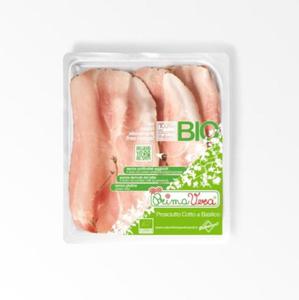 SZYNKA GOTOWANA PROSCIUTTO COTTO Z BAZYLI PLASTRY BIO 100 g - PRIMAVERA - 2860539512