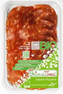 SALAMI PICCANTE PLASTRY BEZGLUTENOWE BIO 70 g - PRIMAVERA - 2860539514