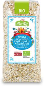 KASZA GRYCZANA KRAKOWSKA NIEPALONA BIO 500 g - BIO RAJ - 2873813599