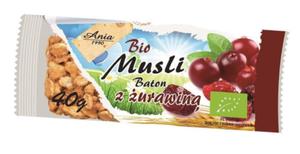 BATON MUSLI Z URAWIN BIO 40 g - BIO ANIA - 2874094338