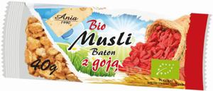 BATON MUSLI Z JAGODAMI GOJI BIO 40 g - BIO ANIA - 2874094339