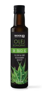 OLEJ KONOPNY TOCZONY NA ZIMNO BIO 250 ml - BIOOIL - 2860540040