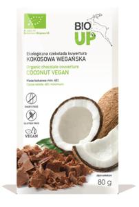 CZEKOLADA KUWERTURA KOKOSOWA BEZGLUTENOWA BIO 80 g - ME GUSTO (BIO UP) - 2860540223