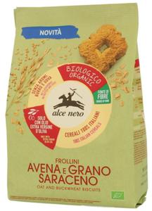 CIASTKA OWSIANO - GRYCZANE Z DODATKIEM OLIWY Z OLIWEK EXTRA VIRGIN (14 %) BIO 250 g - ALCE NERO - 2860540442