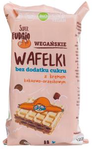 WAFELKI Z KREMEM KAKAOWO - ORZECHOWYM BEZ DODATKU CUKRW BIO (4 x 30 g) 120 g - ME GUSTO (SUPER FUDGIO) - 2860540738