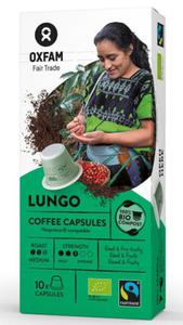 KAWA ARABICA LUNGO FAIR TRADE BIO 10 KAPSUEK DO NESPRESSO - OXFAM - 2860540908