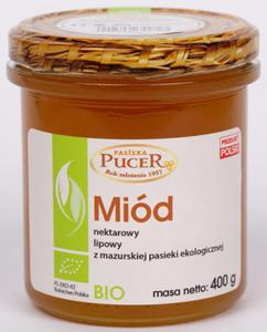 MID NEKTAROWY LIPOWY BIO 400 g - PASIEKA PUCER - 2862568219