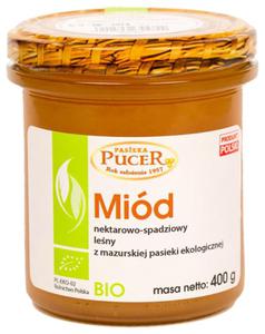 MID NEKTAROWO - SPADZIOWY LENY BIO 400 g - PASIEKA PUCER - 2862568226