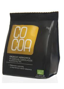 Orzechy nerkowca w surowej czekoladzie BIO 70g Cocoa - 2825280433