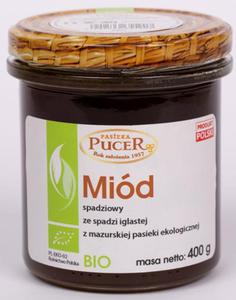 MID SPADZIOWY ZE SPADZI IGLASTEJ BIO 400 g - PASIEKA PUCER - 2867026375