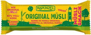 BATON MUSLI Z RODZYNKAMI I PRAONYMI ORZECHAMI LASKOWYMI BIO 50 g - RAPUNZEL - 2867684243