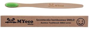 SZCZOTECZKA DO ZBW BAMBUSOWA ZIELONA MIKKA - MYECOBRUSH - 2868294497