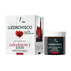 KREM DO TWARZY NATUSZCZAJCY MAK, CERAMIDY NA DZIE I NA NOC 50 ml - UZDROVISCO - 2868390183