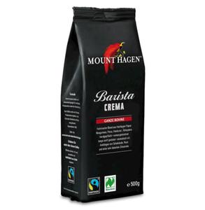 KAWA ZIARNISTA ARABICA 100 % BARISTA CREMA FAIR TRADE BIO 500 g - MOUNT HAGEN - 2868489003