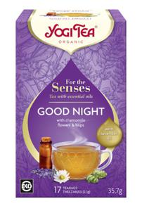 HERBATKA DLA ZMYSW NA DOBRANOC Z OLEJKIEM LAWENDOWYM (FOR THE SENSES GOOD NIGHT) BIO (17 x 2,1 g) 35,7 g - YOGI TEA - 2869075193