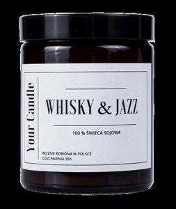 WIECA SOJOWA WHISKY & JAZZ 180 ml - YOUR CANDLE - 2868489042