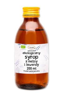 SYROP Z MELISY I LAWENDY BIO 200 ml - MIR-LEK - 2868598539