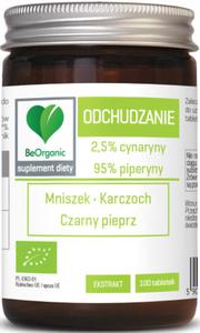 TABLETKI WSPOMAGAJCE ODCHUDZANIE BIO 100 szt. (401 mg) - BE ORGANIC - 2869485546