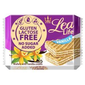 WAFLE WANILIOWE BEZ GLUTENU, CUKRU I LAKTOZY 95G LEA LIFE - 2869485576