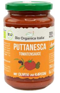 SOS POMIDOROWY Z OLIWKAMI I KAPARAMI PUTTANESCA DEMETER BIO 350 g - BIO ORGANICA ITALIA - 2872145159