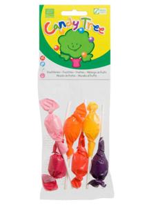 Lizaki okrge mix smakw BIO 6szt (6x10g) Candy Tree - 2825280600