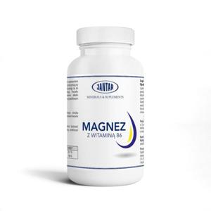 MAGNEZ + WITAMINA B6 60 KAPSUEK (100 mg + 1,4 mg) - JANTAR - 2871828698