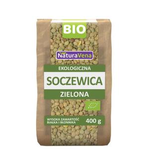 SOCZEWICA ZIELONA BIO 400 g - NATURAVENA - 2872245449