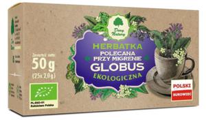 HERBATKA GLOBUS BIO (25 x 2 g) 50 g - DARY NATURY - 2872245517