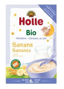 KASZA MANNA MLECZNO - BANANOWA BEZ DODATKU CUKRW OD 6 MIESICA BIO 250 g - HOLLE - 2872145361