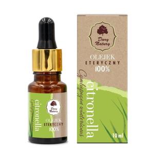 OLEJEK ETERYCZNY CITRONELLA 10 ml - DARY NATURY - 2873058403