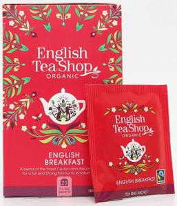 HERBATA ENGLISH BREAKFAST FAIR TRADE BIO (20 x 2,5 g) 50 g - ENGLISH TEA SHOP - 2873058433