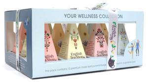 KOLEKCJA HERBATEK OWOCOWO - ZIOOWYCH BIO PIRAMIDKI (YOUR WELLNESS - 6 SMAKW) (12 x 2 g) 24 g - ENGLISH TEA SHOP - 2875028629