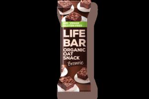 BATON OWSIANY BROWNIE BEZGLUTENOWY BIO 40 g - LIFEFOOD - 2875028681