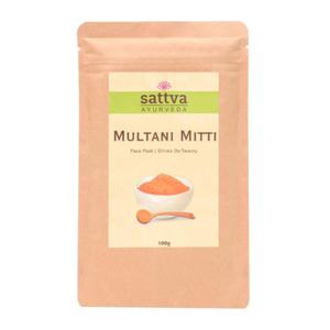 GLINKA KOSMETYCZNA DO TWARZY MULTANI MITTI 100 g - SATTVA - 2875123087