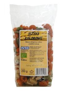 Makaron orkiszowy Jeyki trjkolorowe (szpinak i papryka) BIO 250g Niro - 2825281226