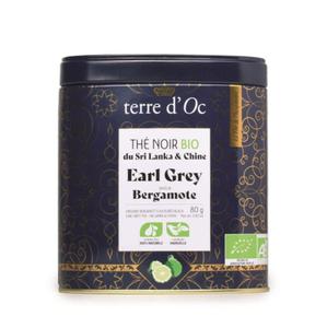 HERBATA CZARNA EARL GREY BIO 80 g - TERRE D'OC - 2875647480