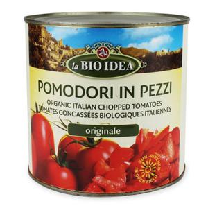 POMIDORY KROJONE BEZ SKRY BIO 2,5 kg (1,5 kg) - HORECA - 2876316722