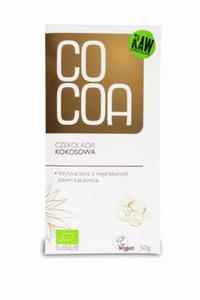 Czekolada kokosowa BIO 50g Cocoa - 2836495607