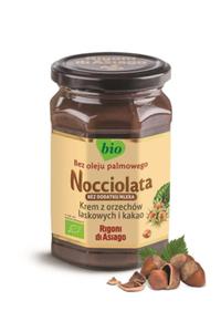 KREM Z ORZECHW LASKOWYCH I KAKAO BEZ DODATKU MLEKA BEZGLUTENOWY BIO 250 g - NOCCIOLATA - 2877016268