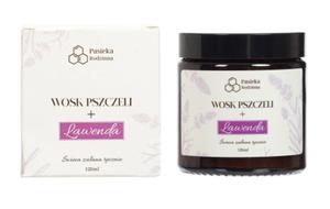 WIECA ZAPACHOWA Z WOSKU PSZCZELEGO LAWENDA 120 ml - PASIEKA RODZINNA - 2877016274